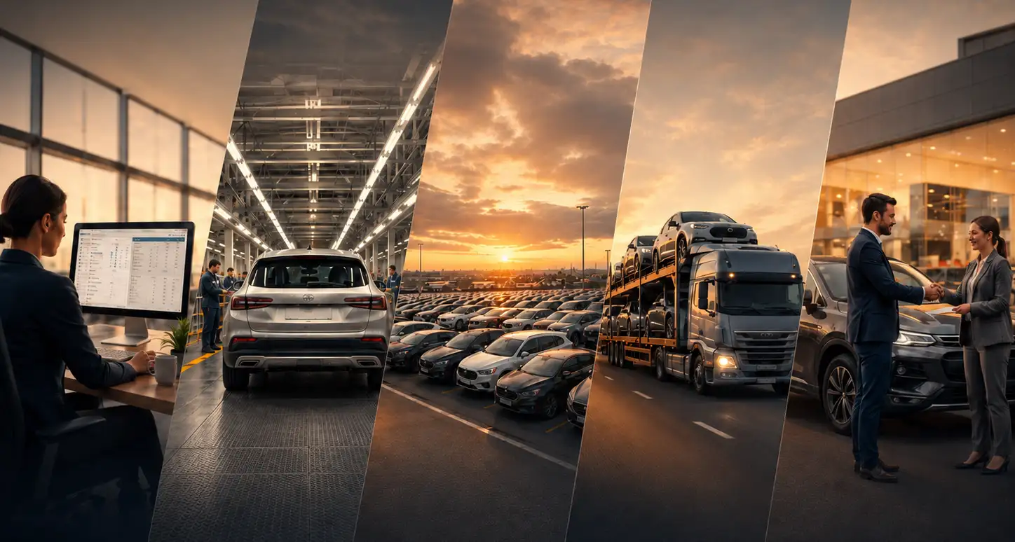 Automotive Journey from Order to Delivery
